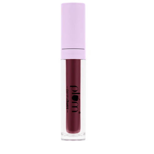 Plum Glassy Glaze Lip Lacquer 3in1 Lipstick + Lip Balm + Gloss 12 Sangria Sunset